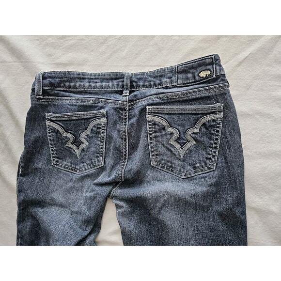 Buffalo Women's Felow Skinny Leg Jeans Low Rise Blue Denim 29 David Bitton - Picture 10 of 15